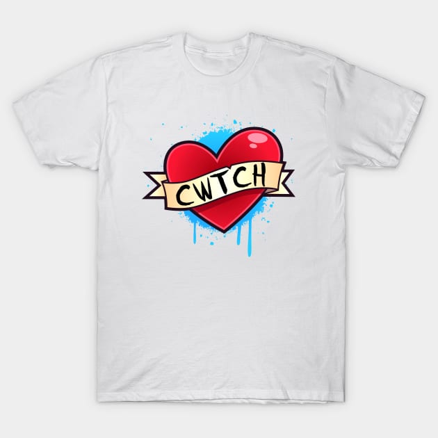 Cwtch T-Shirt by ToddTheFoxArt182